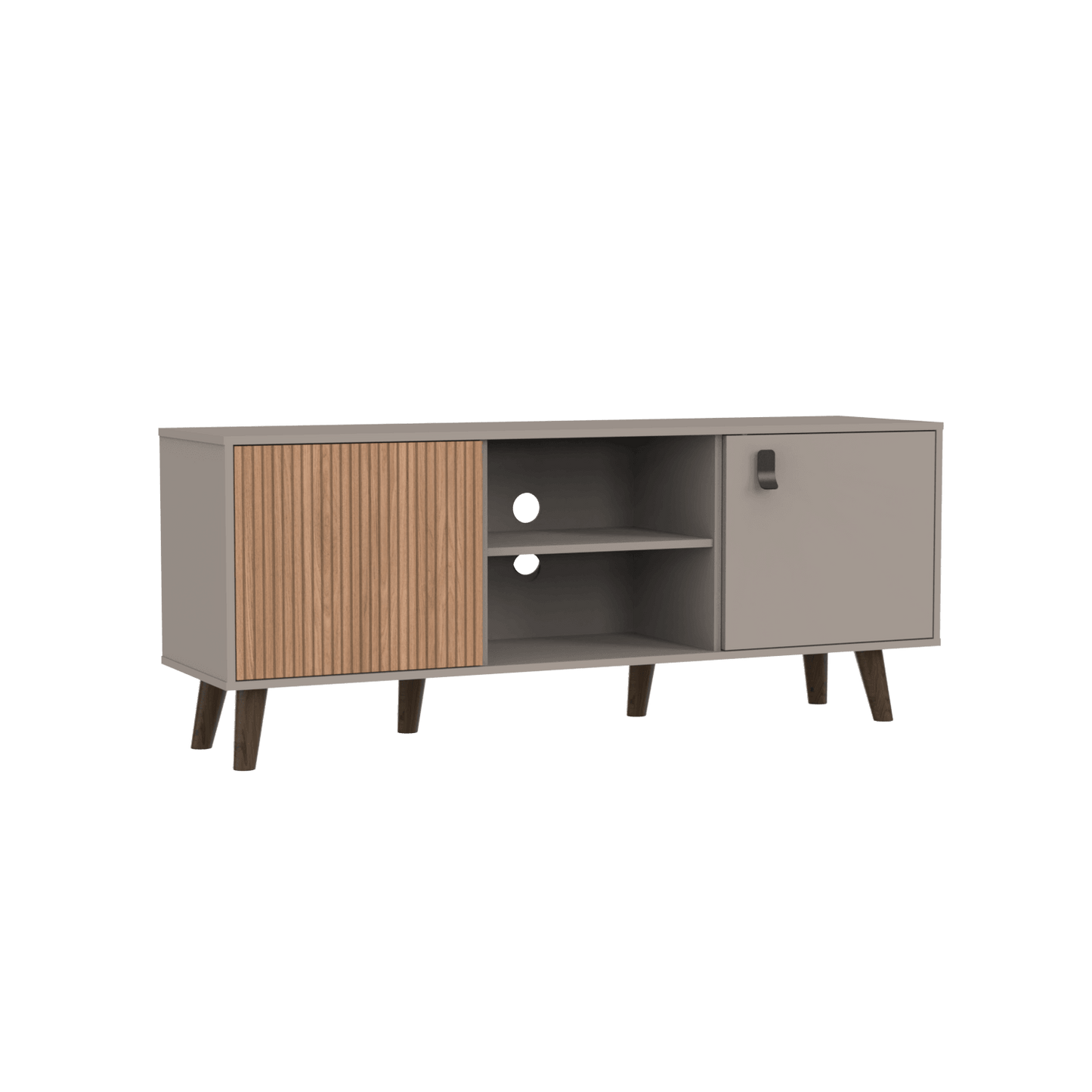 Rack Para Tv Arisia Taupe Lenno Para Tv De 65''