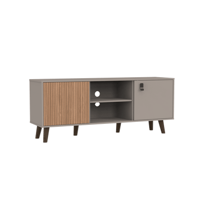 Rack Para Tv Arisia Taupe Lenno Para Tv De 65''
