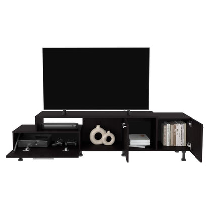 Mesa Para Tv Allort Wengue, Para Tv De 70"
