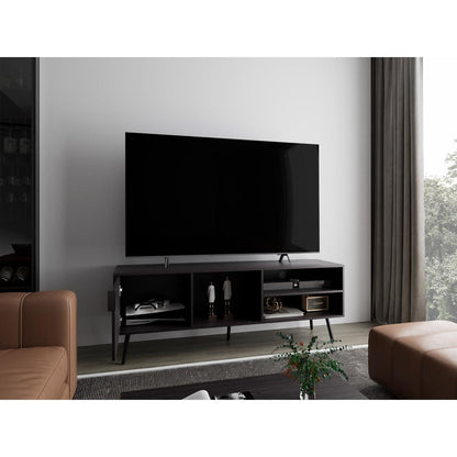Mesa Para Tv Zinaya Wengue Para Tv De 70"