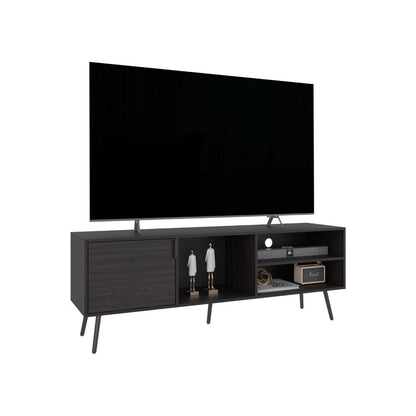Mesa Para Tv Zinaya Wengue Para Tv De 70"