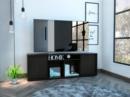 Mesa Para Tv Anla Wengue Para Tv De 65"
