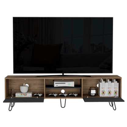Rack Para Tv Vamira  Miel Y Plomo