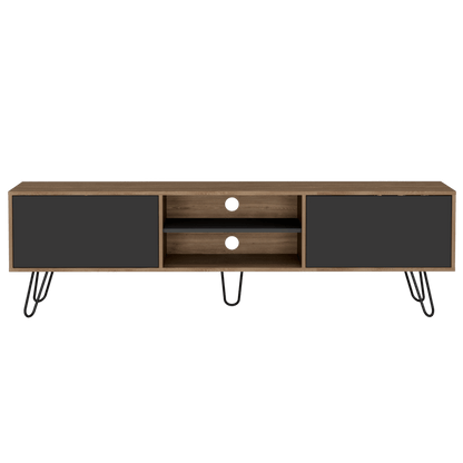 Rack Para Tv Vamira  Miel Y Plomo