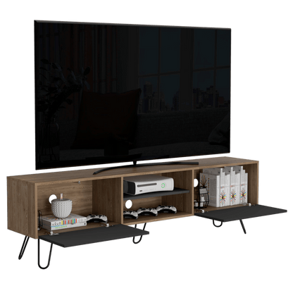 Rack Para Tv Vamira  Miel Y Plomo