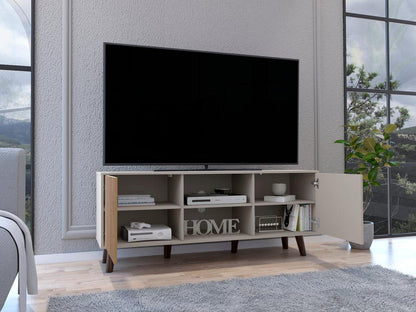 Rack Para Tv Arisia Taupe Lenno Para Tv De 65''
