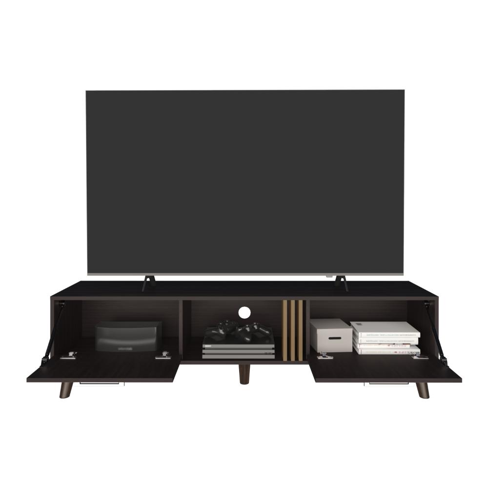 Mesa Para Tv Zinaya Wengue Y Fresno Eu Para Tv De  70"