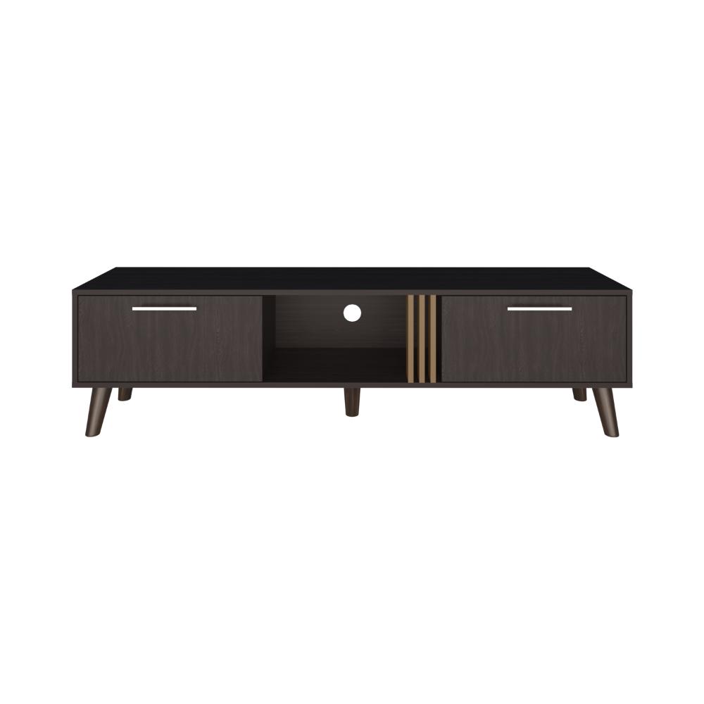 Mesa Para Tv Zinaya Wengue Y Fresno Eu Para Tv De  70"