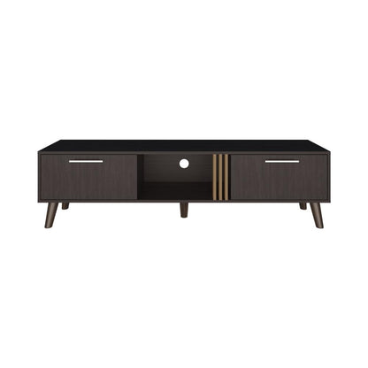 Mesa Para Tv Zinaya Wengue Y Fresno Eu Para Tv De  70"