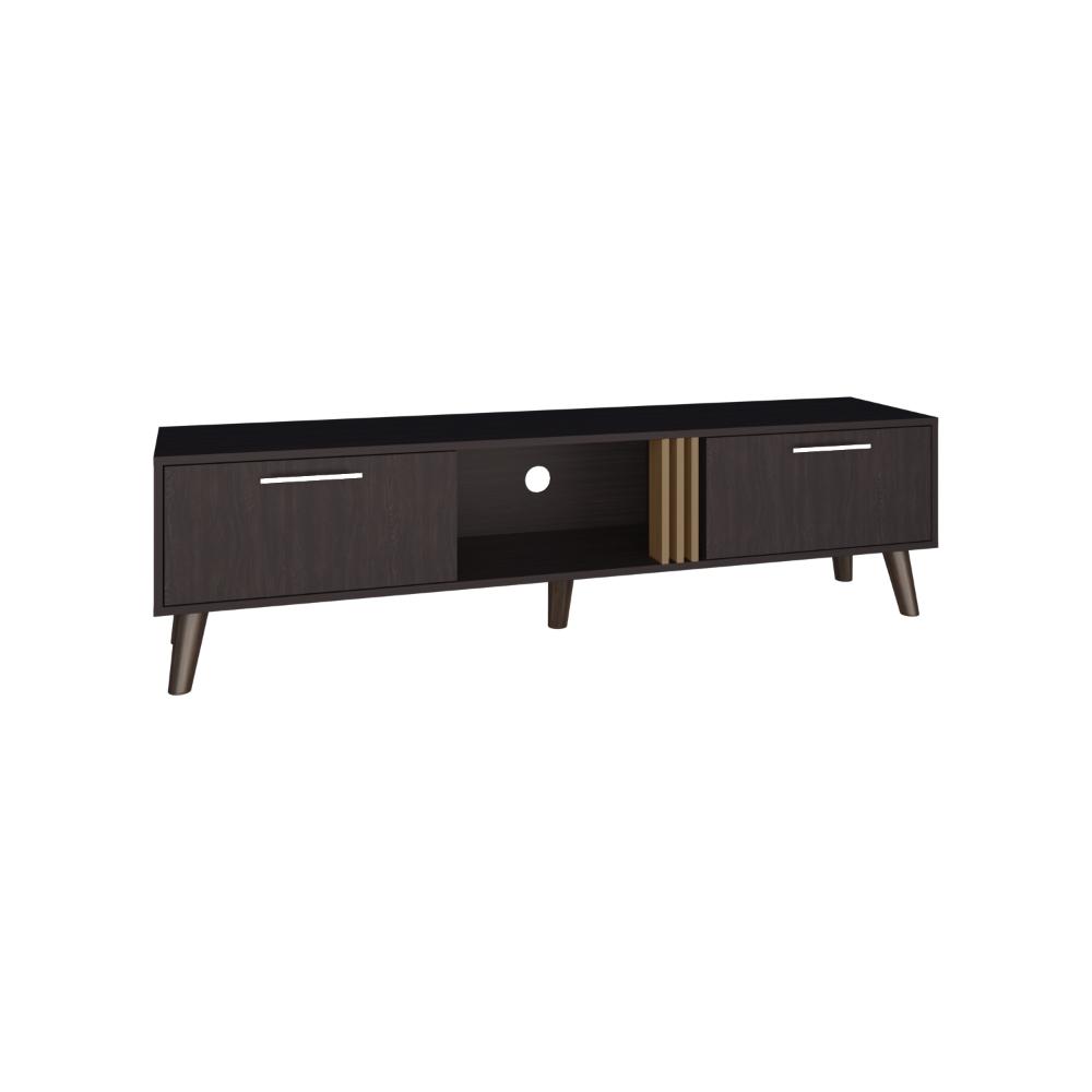 Mesa Para Tv Zinaya Wengue Y Fresno Eu Para Tv De  70"