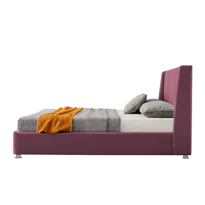 Base Cama Con Espaldar King Mousai Salmon
