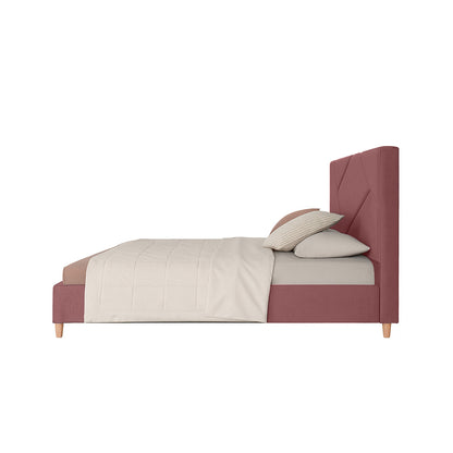 Base Cama Con Espaldar King Hampton Salmon