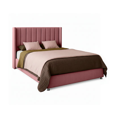 Base Cama Con Espaldar Semidoble Julieta Salmon