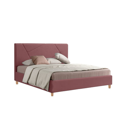 Base Cama Con Espaldar King Hampton Salmon