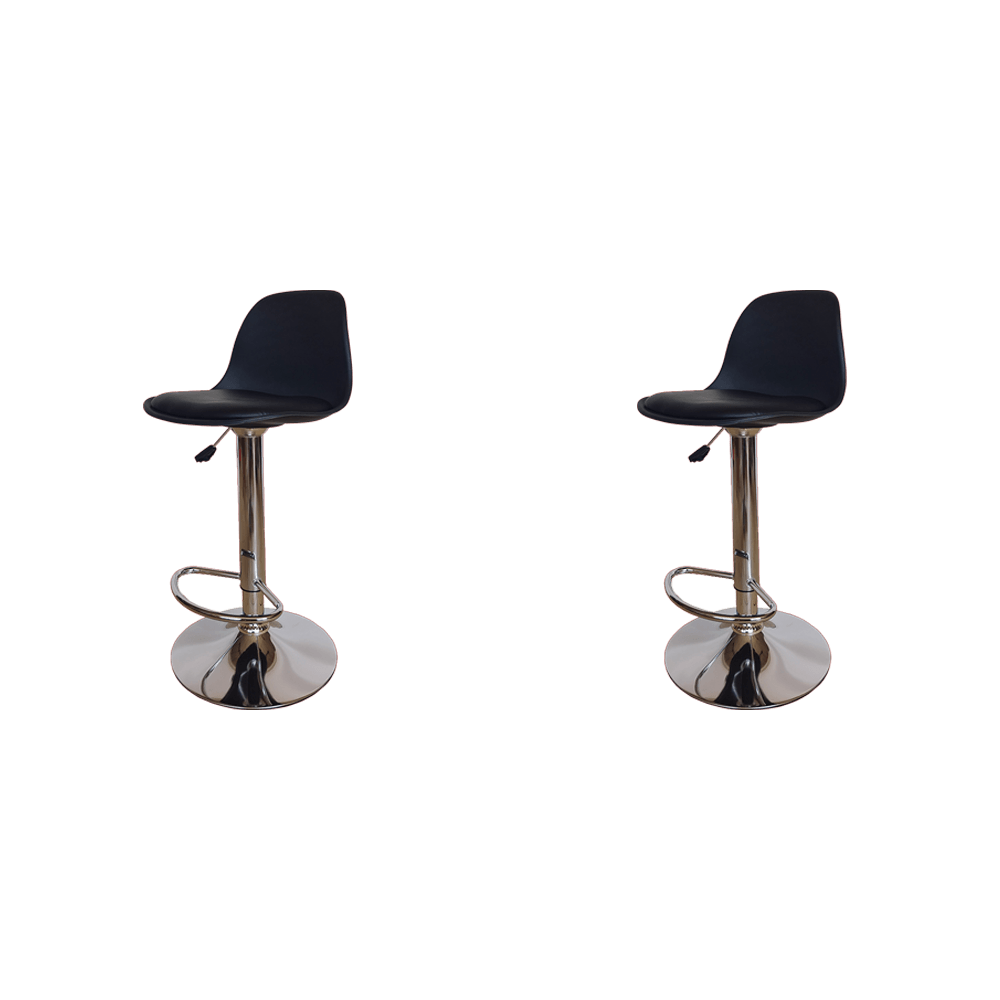 Silla Bar Fragua Negro X2