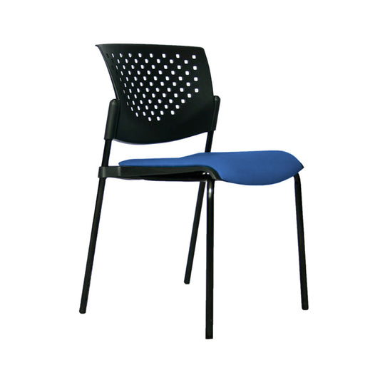 Silla Interlocutora Fly Tapizada  azul