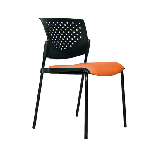 Silla Interlocutora Fly Tapizada  naranja