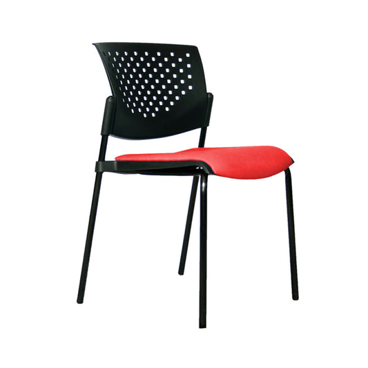 Silla Interlocutora Fly Tapizada  rojo