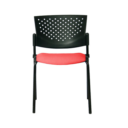 Silla Interlocutora Fly Tapizada  rojo