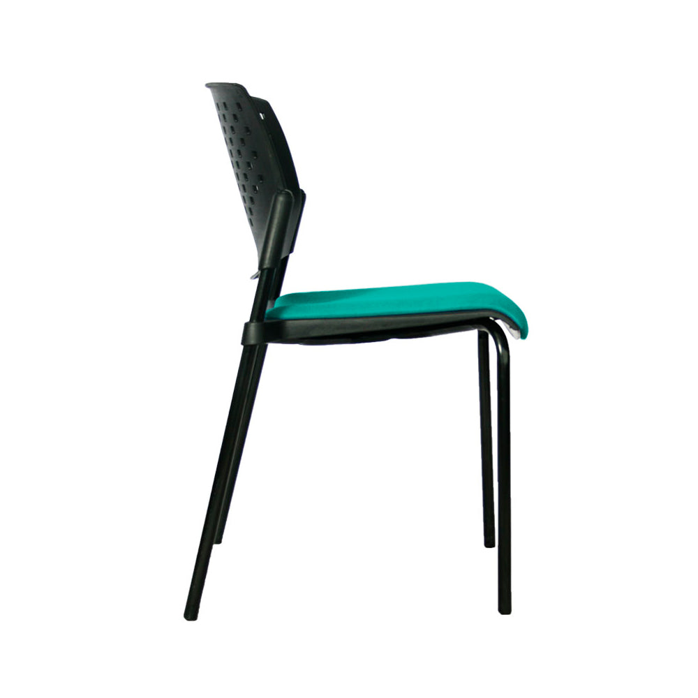 Silla Interlocutora Fly Tapizada  verde