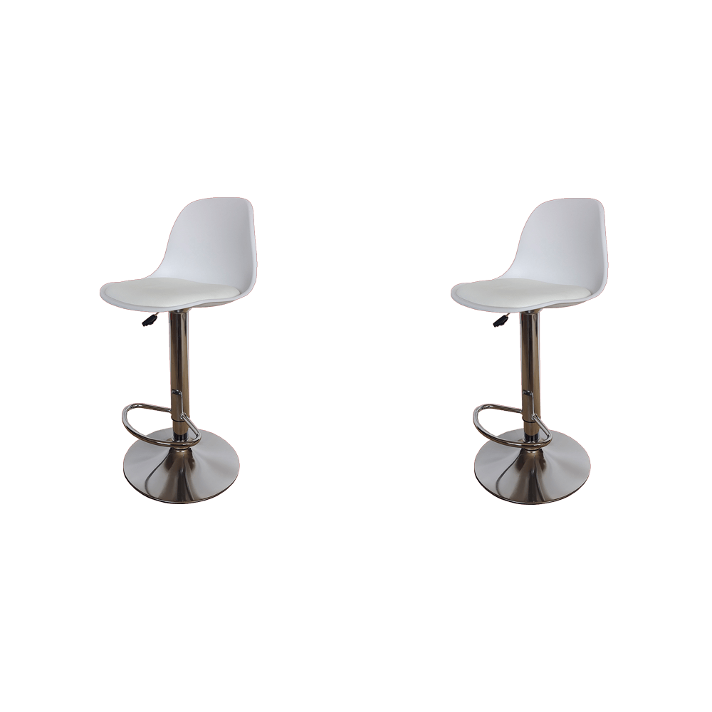 Silla Bar Fragua Blanco X2