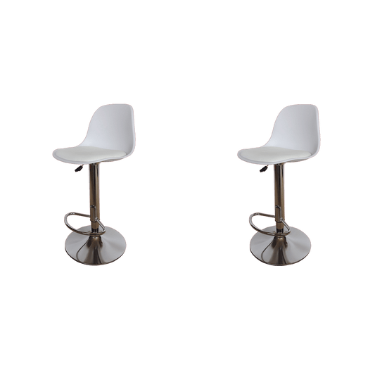 Silla Bar Fragua Blanco X2