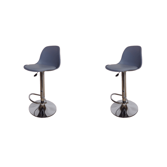 Silla Bar Fragua Gris X2