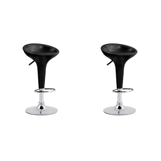 Silla Barra Arka Negro Set X 2