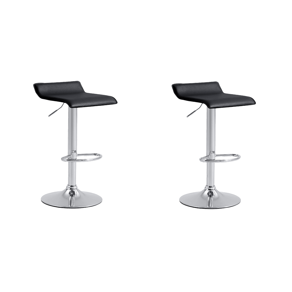 Silla Bar Ambar Negro Set X 2
