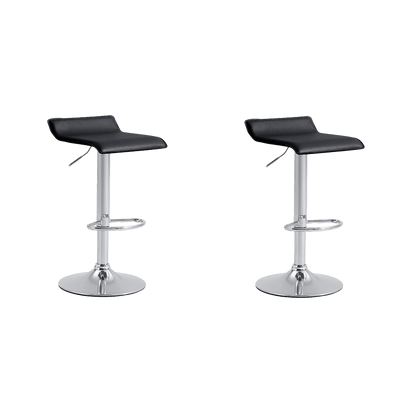 Silla Bar Ambar Negro Set X 2