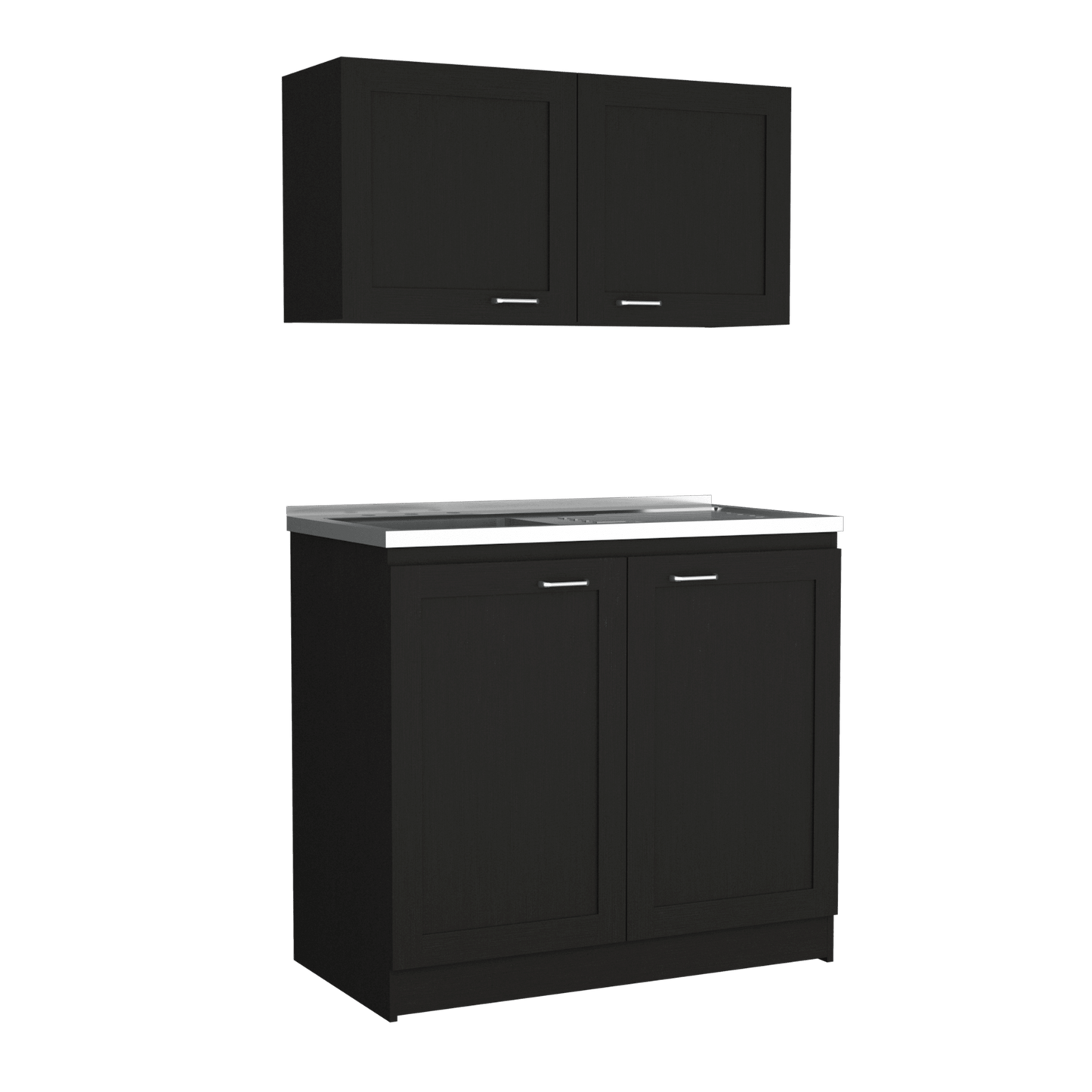 Cocina Integral Selari Wengue Con Mesón Izquierdo