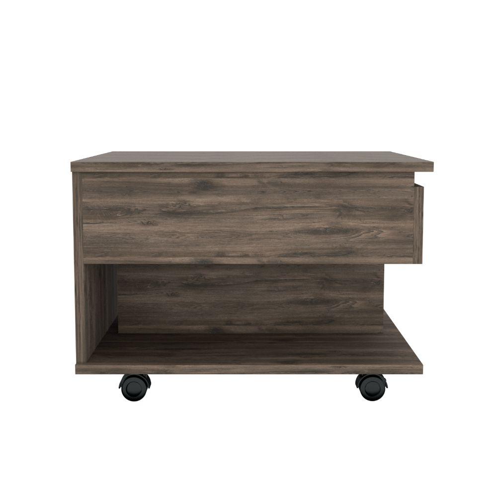 Mesa De Centro Arelva Lift Top Coffee Table  Dark Brown