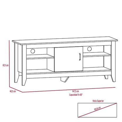 Rack Para Tv Denari De 65" Rovere