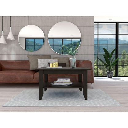 Mesa De Centro Denari Coffee Table Black  Wengue