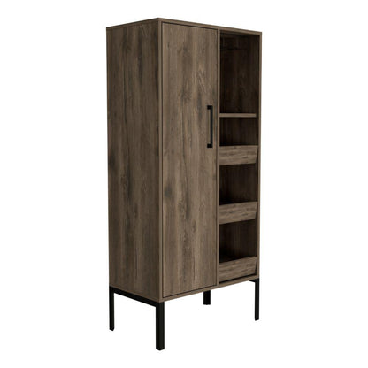 Bar Alto Plinco, Con Amplio Espacio Para Almacenamiento De Botellas