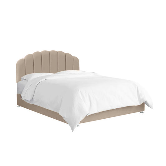 Base Cama con Espaldar Sencillo Infantil Coral  taupe