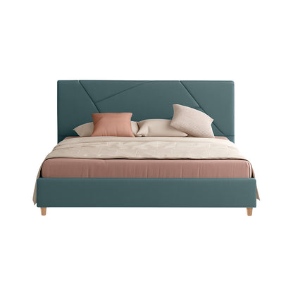 Base Cama Con Espaldar King Hampton Verde