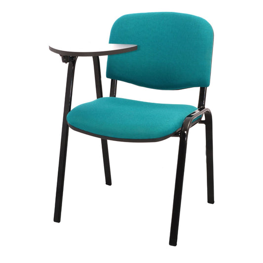 Silla Universitaria Isosceles Tapizada Brazo Fijo  verde