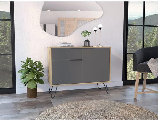 Mueble Auxiliar Temora Duna Y Plomo