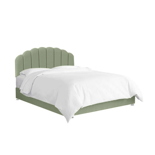 Base Cama con Espaldar Semidoble Infantil Coral  verde