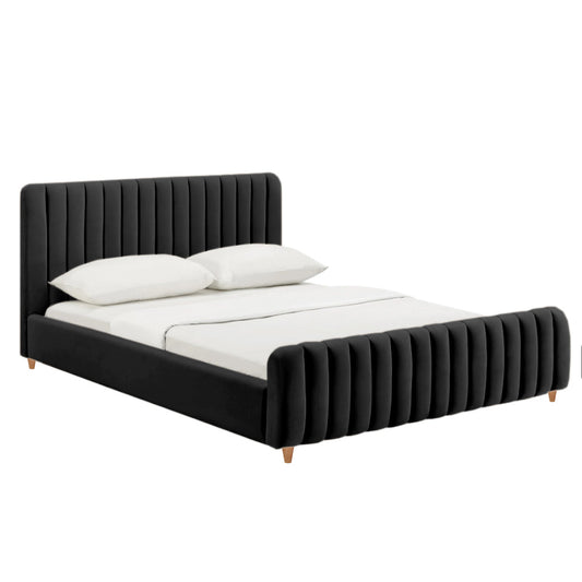 Cama Doble Vitale  Negro