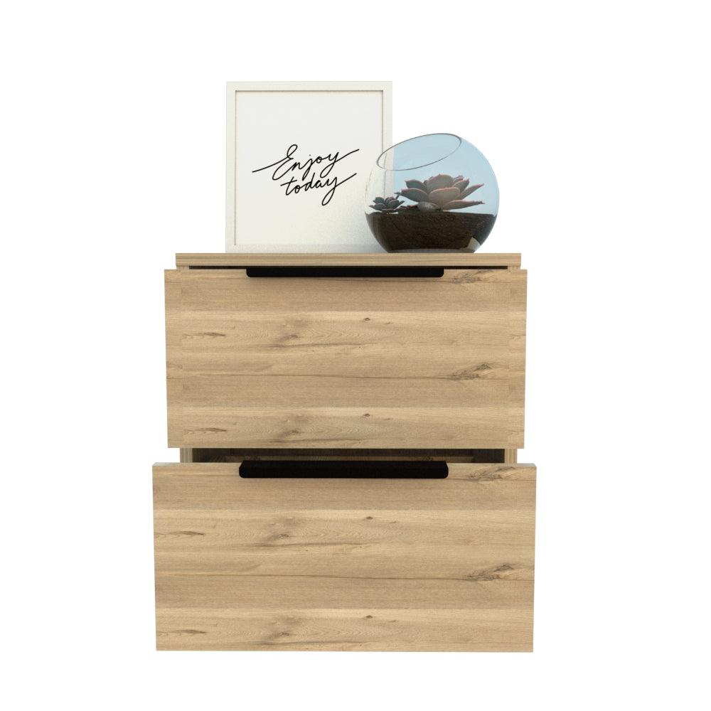 Mesa De Noche Okria Duna Y Blanco B