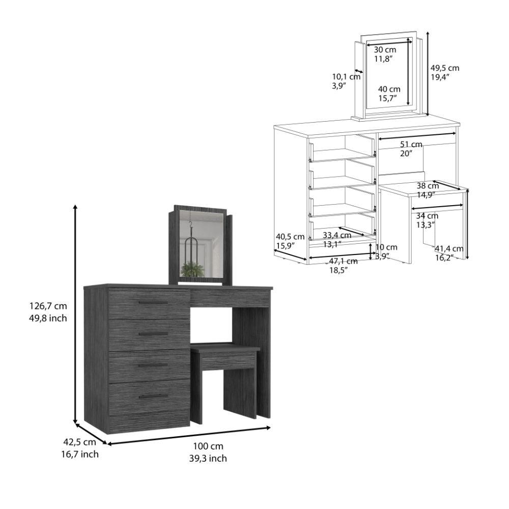 Mueble Tocador Okria Gris
