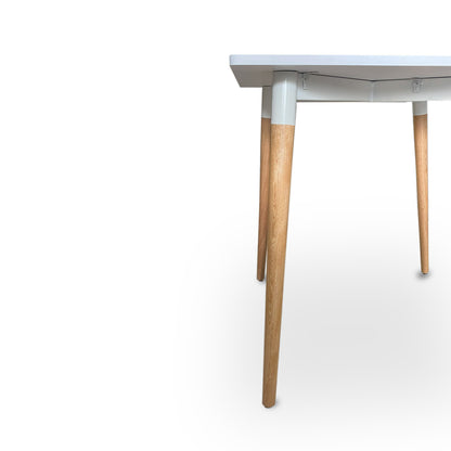 Mesa de Comedor White cuadrada blanco