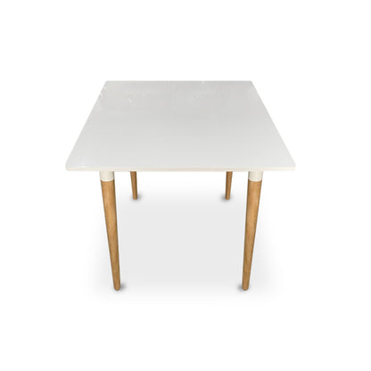 Mesa de Comedor White cuadrada blanco