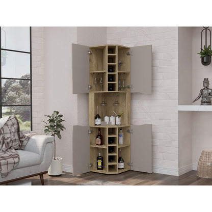 Bar Yureon, Macadamia Y Cocoa, Con 4 Puertas Y Amplio Espacio De Almacenamiento