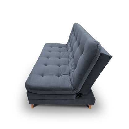 Sofa cama 3 Posiciones Clic Clac Yezz azul 170 cm