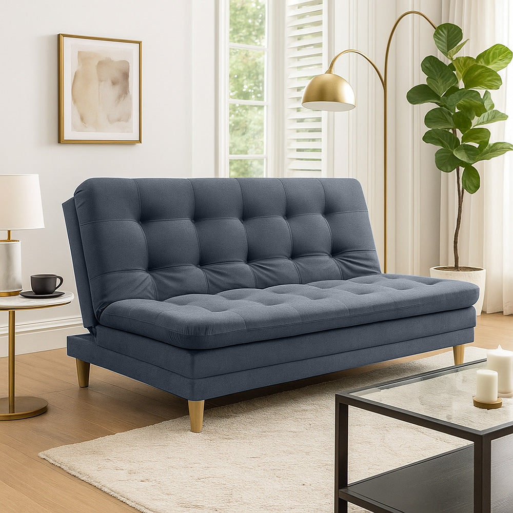 Sofa cama 3 Posiciones Clic Clac Yezz azul 180 cm