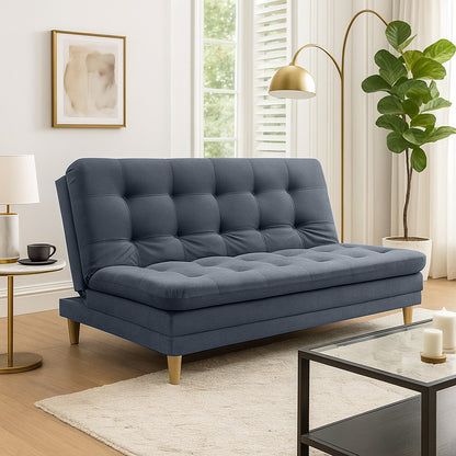 Sofa cama 3 Posiciones Clic Clac Yezz azul 180 cm