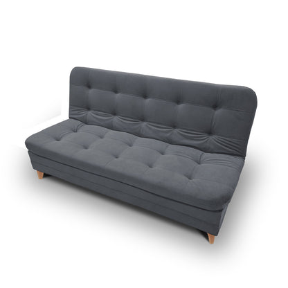 Sofa cama 3 Posiciones Clic Clac Yezz gris plomo 170 cm